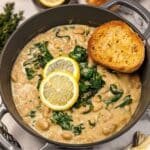 Creamy Lemon Garlic Butter Beans