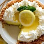 Lemon cream pie