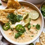 White Bean Enchilada Soup