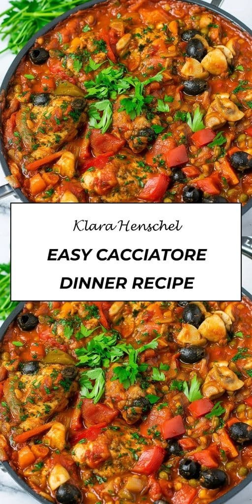Vegan Cacciatore 5 Cacciatore – Easy Italian Hunter Style Chicken Dinner Recipe