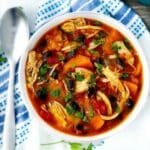 Chicken Stew with Sweet Potatoes and Black Beans