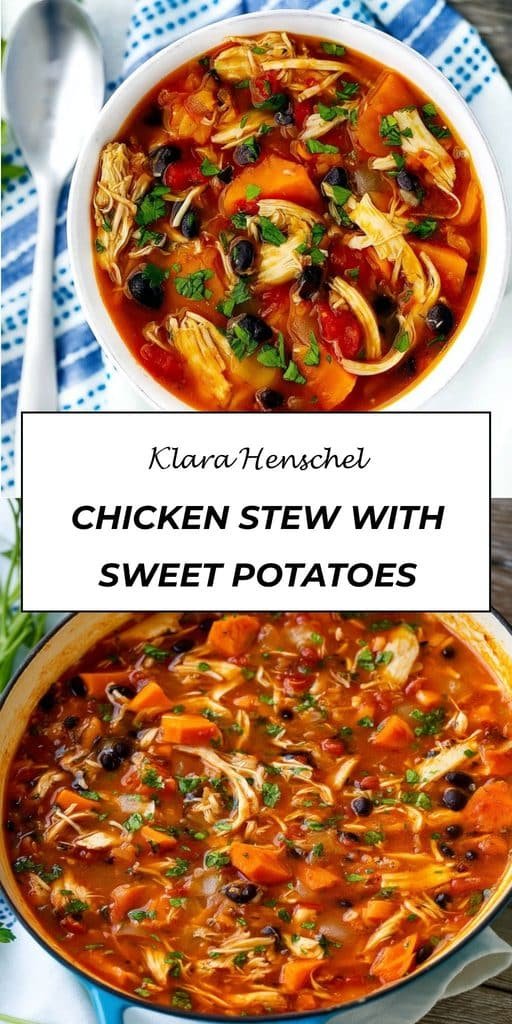 Chicken Stew with Sweet Potatoes and Black Beans 5 Chicken Stew with Sweet Potatoes and Black Beans – Hearty Easy One Pot Dinner