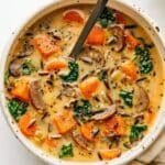Cozy Autumn Wild Rice Soup