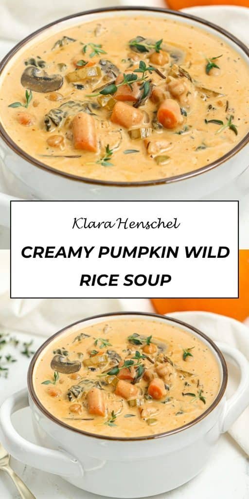 Creamy Pumpkin Wild Rice Soup 5 Creamy Pumpkin Wild Rice Soup – Cozy Hearty Easy Fall Soup Recipe