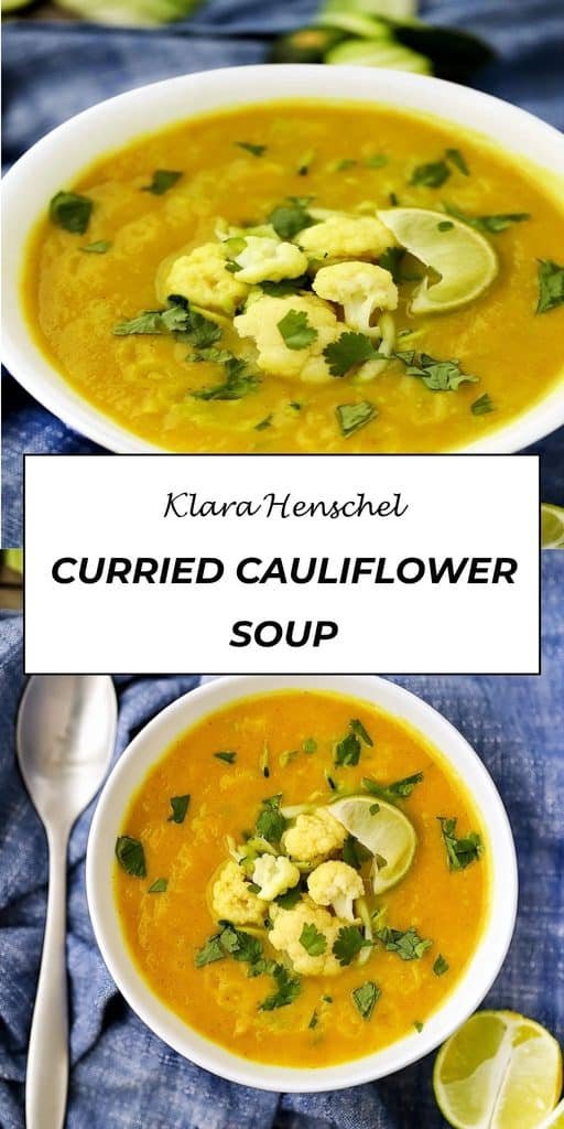 Curried Cauliflower Soup 5 Curried Cauliflower Soup – Creamy Healthy Easy Vegan Soup Recipe