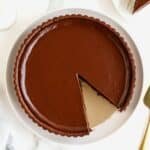 Dark Chocolate Pumpkin Tart