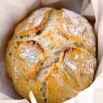 Dutch Oven No Knead Crusty Bread
