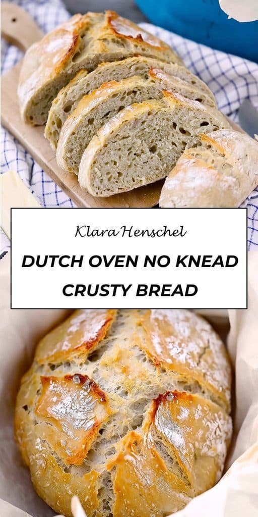 Dutch Oven No-Knead Crusty Bread 5 Dutch Oven No Knead Crusty Bread – Easy Homemade Artisan Bread Recipe
