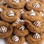 Gingerbread Kiss Cookies