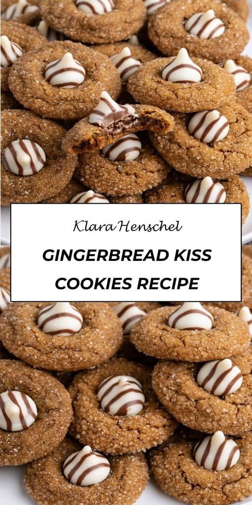 Gingerbread Kiss Cookies 5 Gingerbread Kiss Cookies – Soft Chewy Easy Christmas Cookies