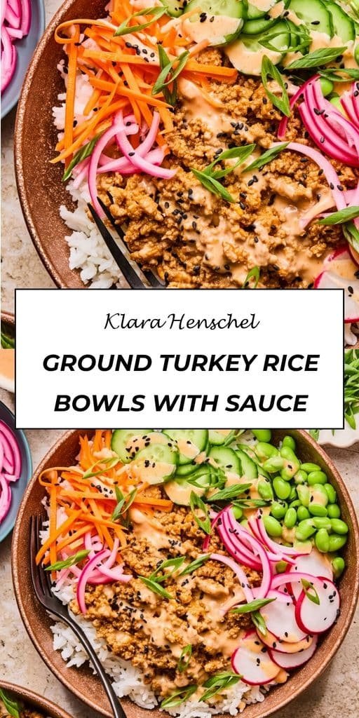 Ground Turkey Rice Bowls with Bang Bang Sauce 5 Ground Turkey Rice Bowls with Bang Bang Sauce – Easy 30 Minute Dinner