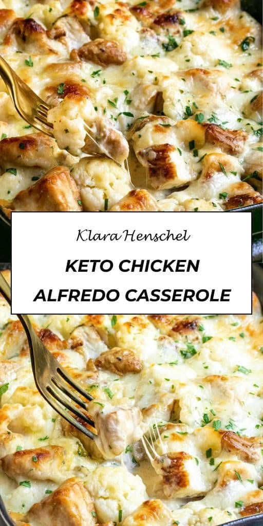 Keto Chicken Alfredo Casserole 5 Keto Chicken Alfredo Casserole – Creamy Cheesy Easy Low Carb Dinner