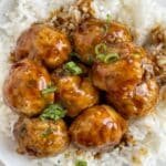 Pineapple Teriyaki Chicken Meatballs