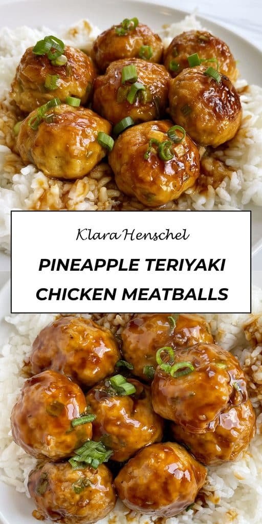 Pineapple Teriyaki Chicken Meatballs 5 Pineapple Teriyaki Chicken Meatballs – Easy Sweet Savory Dinner