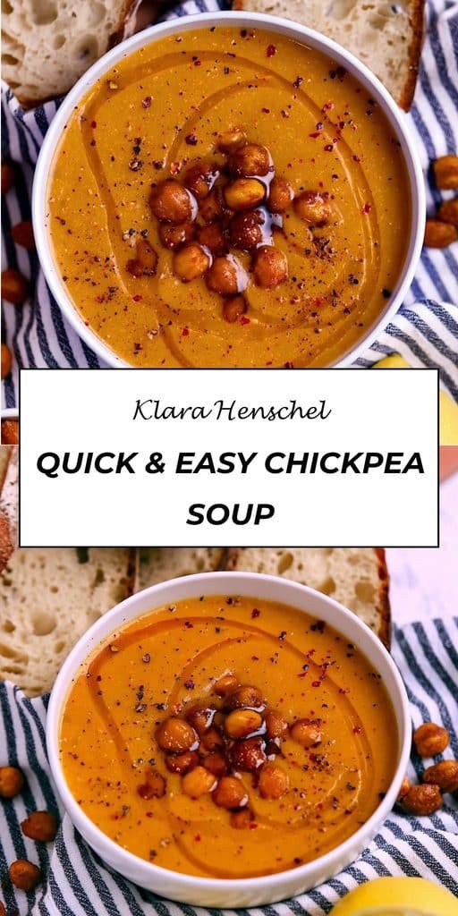 Easy Chickpea Soup 5 Quick Easy Chickpea Soup – Healthy Hearty Flavorful One Pot Recipe