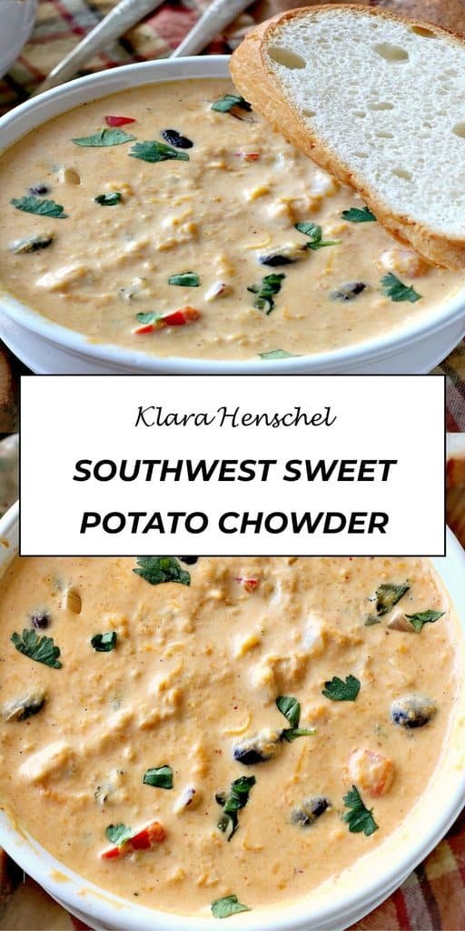 Southwest Sweet Potato Chowder 5 Southwest Sweet Potato Chowder – Creamy Hearty Easy Soup Recipe