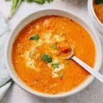 Thai Coconut Red Lentil Soup