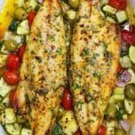 Easy Mediterranean Baked fish