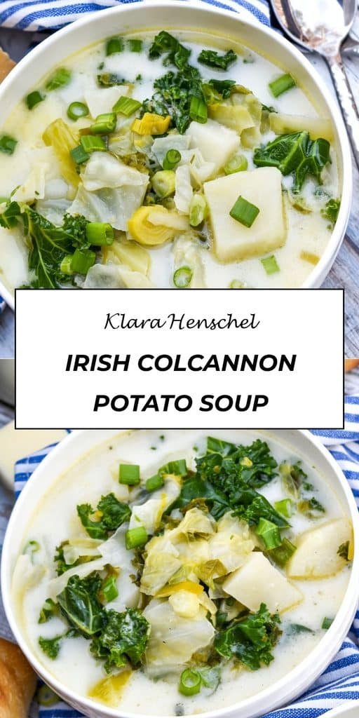Irish Colcannon Potato Soup 5 Irish Colcannon Potato Soup – Creamy Traditional Irish Comfort Food