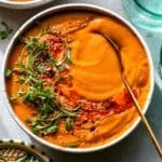 Moroccan Carrot and Lentil Soup