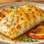 Orange Dijon Grilled Halibut