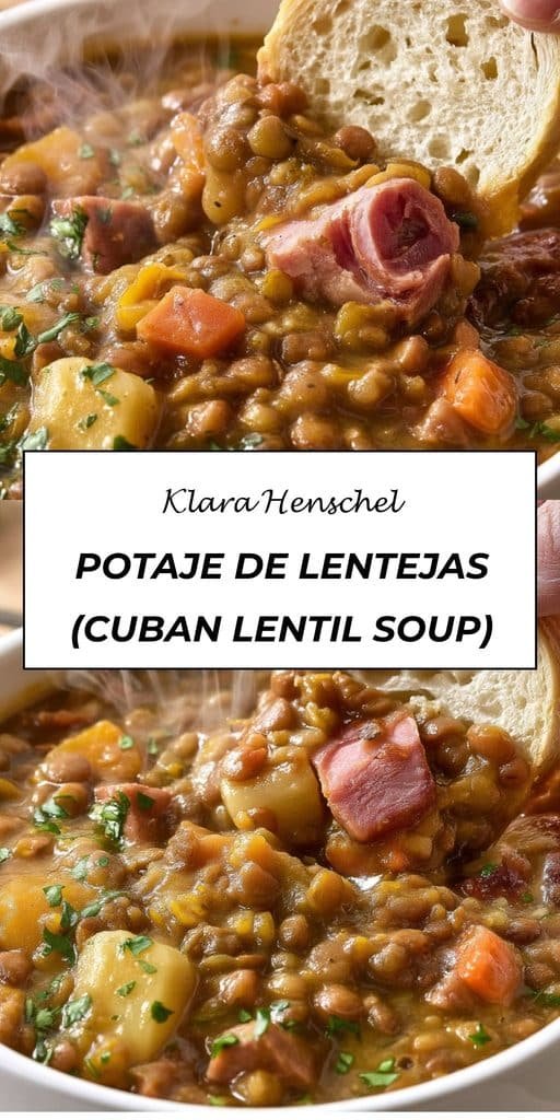 Potaje de Lentejas (Cuban Lentil Soup) 5 Potaje de Lentejas – Cuban Lentil Soup Recipe