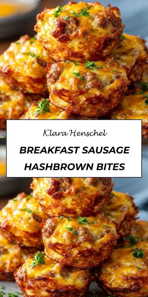 Sausage Hashbrown Bites 5 Sausage Hashbrown Bites – Easy Cheesy Breakfast Appetizer