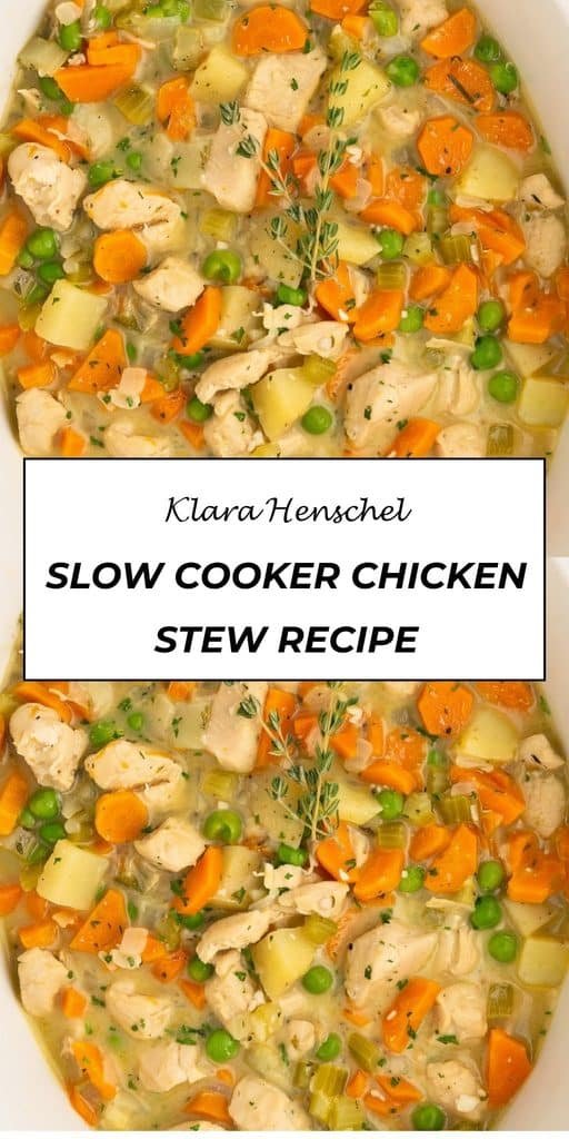 Slow Cooker Chicken Stew Recipe 5 Slow Cooker Chicken Stew Recipe – Easy Hearty Crockpot Dinner