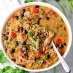 Slow Cooker Creamy Southwest Chicken Soup