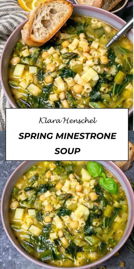 Spring Minestrone Soup 5 Spring Minestrone Soup – Fresh Healthy Easy Vegetable Soup
