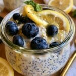 Vegan Lemon Poppy Seed Overnight Oats
