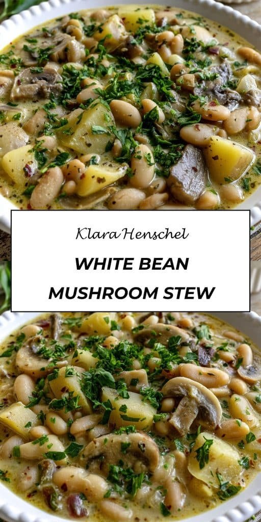 White Bean Mushroom Stew 5 White Bean Mushroom Stew – Easy Hearty One Pot Dinner